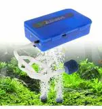 Vayinato Blue Plastic R-101 Single Output Aquarium Oxygen Fish Tank Battery Portable Aerator Air Pump