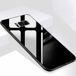 Mbcase Samsung Galaxy S8 Plus Black Glass, Silicon Back Cover