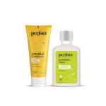 Perfora Oil Pulling & Lemon Mint Toothpaste Combo For Healthier Teeth & Gums , Dental Care for Oral Health, Detoxification & Bad Breath , Teeth Whitener & Freshens Breath , Active Freshness , Set of 2