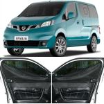 Able Elegant Car Magnetic Sun Shade Curtains with Zipper for Nissan EVALIA Set of 6 Pcs