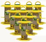 Skybeings Balcony Bird Feeder with Hut Medium 10 Pieces_Yellow