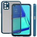 Coverage Oppo CPH2059 / Oppo_A92 Smoke Cover Protective Shockproof Matte Hard Back Case Cover for Oppo A92 - Blue