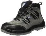 ALLEN COOPER Safety Shoe - S. T - Grey Suede Leather- PU-D. D, D. C -HA-ISI Marked Size 7