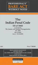 The Indian Penal Code, 1860_Professional Book Publishers