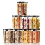 Kappers Air Tight Containers For Kitchen Storage Set, BPA Free Container For Kitchen Storage Set, Kitchen Organizer and Kitchen Storage set of 1