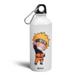 Morons White Aluminium Anime Theme Fan Art Sipper Bottle, 750 Ml