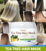 KURAIY TEA TREE Argan Oil Evaporation-free Mask Repair Dry Hair Damaged Split End Hair Smooth Professional Hair Mask