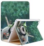 Caseelo Flip Cover for Apple iPad Air 1 / Air 2 9.7 Inch [ Air 1 Air 2 Generation ] [ A1474 A1475 A1476 A1566 A1567 ] Smart TPU Soft Silicone Back with Extra Corner Protection [ Auto Sleep/Wake ] [ Multi-Angle Viewing Stand Case ] ( Lazy Panda )