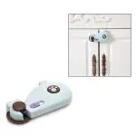 Safe-o-kid 4 Drawer/Cabinet Locks - Child Safety For Chesters, Almiras, Baby Proofing - Indoor Safety, Whale Shaped, Blue Pack of 4