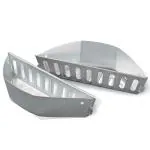 Weber Silver Stainless Steel Char-Basket Charcoal Briquettes Holders 36.1 x 9.1 x 7.9 cm