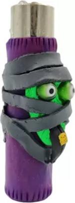 Karasales Mummified Clay Clipper Refillable Pocket Lighter (Purple)