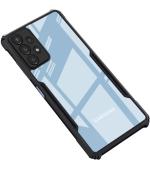 ZAPLAB Samsung Galaxy A13 Transparent Black Bumper Plastic Hybrid Crystal Clear Camera Protect Airbag Design All Side 360 Degree Protection Back Cover