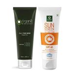 Organic Harvest 3in1 Face Wash and Sunscreen SPF 50 For All Skin Type