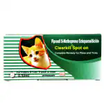 Clear kill Spot On ,Single Pipette Of 0.50 ml, Tick & Flea Treatment in Kittens and Cats 8 weeks or older