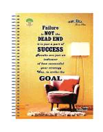 Amblitz Spiral Notebook - Ruled | 400 Pages| Pack of 5 | A4 Size| Ruled - Single Line| Premium Lite | Single Subject Notebook|