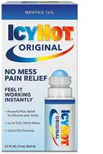 360Feel Icy Hot Medicated Liquid Roll On With No Mess Applicator For Instant Relief From Muscular And Joint Pain 73 Ml