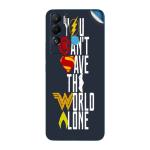 GADGETSWRAP Printed Vinyl Skin Sticker for Tecno Pova Neo - save the world