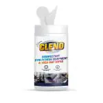 Cleno Disinfectant Gym Fitness Wet Wipes - 50 Wipes ( Redy to Use)