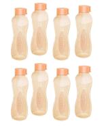 Milton Orange Plastic Igo Bottle, 1000 Ml (Pack Of 8)