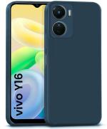 Aviaaz Vivo Y16 Blue Silicon Back Cover