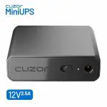 Cuzor UPS for JioFiber & Airtel Xtreme Routers | 3 to 5 hours backup | UPS for WiFi routers 12V Upto 2.5A | Replaceable Battery | Power Back up for uninterrupted WiFi