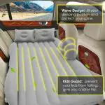 SRJMH Car Air Mattress Back Seat Bed Car Camping Air Mattress Blow Up Bed Portable Car Sofa