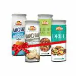 20-20 Dry Fruits Roasted Salted Almon, Wow Roasted Cashew Black Pepper, Healthy Trail Mix, Dried Fruits N Berries (Pack Of 4)