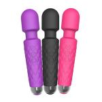 Psyche Multicolor Silicone Cordless Rechargeable Electric Body Massager