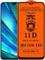 Hot Selling Edge To Edge Tempered Glass for ; Realme 5i |Pack of 1