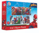 Zhirk Marvel Spider-Man Puzzles - 4 in 1 Jigsaw Puzzle Pack for Kids for Age 5 Years Old and Above