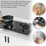 Vinyl Self-adhesive Wallpaper Glitter Silver Shelf Liner Film Foil Rust Resistance Waterproof Removable Peel-Stick Wall Stickers for Furniture, Car, Laptop, Kitchen Wrap Sheet