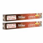 Freshee 50gm Silver Foil for Baking, Ovensafe Aluminium Foil for Food, Disposable Foil, Pack of 2