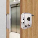 Godrej Locks Rim Lock I Centaur EXS+ I 1CK Latchbolt I for Inside/Outside Opening Door & Left/Right Handed Doors I 4 Keys I 15 Years Warranty I Auto Locking I Free Installation* (Satin Nickel)