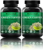 Naturewell Green Coffee Bean Extract 800Mg For Weight Loss Capsule, 60 Capsules Each (Pack Of 2)