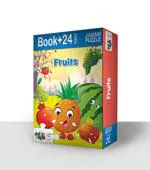 ADVIT TOYS Fruits - Jigsaw Puzzle (24 Piece+ Educational Fun Fact Book Inside)