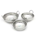 Coconut Stainless Steel Kadai Set 300 ml+ 400 ml+ 600 ml (3 pcs)