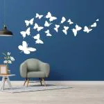 ARandNJ Butterfly Chandelier DIY Reusable Design Ideal Polyvinyl Chloride Painting Wall Stencil