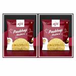 AGVIT Paubhaji Khakhra Healthy Indian Snacks 200 gm pack of 2 (2X200g)
