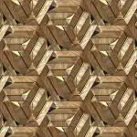 WallWear - Self Adhesive Wallpaper & Wall Sticker (Golden Patti) Extra Large (300x40cm) for Bedroom | Livingroom | Kitchen | Hall Etc.