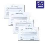 CRAFT WAFT Multipurpose Voucher Pad for Shops,Institution,Godown,Office (Cash/Credit/Debit) Pack of 4 Books 60 Pages Each Booklets Voucher Pads (Blank Voucher) (4)