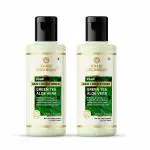 Khadi Organique Green Tea Aloevera Hair Conditioner For Hair Dandruff (Pack Of 2) 420 ml