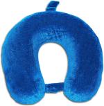Tediline Light Blue Fiber Foam U Shaped Travel Neck Pillow For Unisex