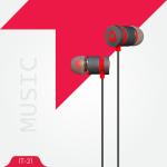 I-Tronics Multicolor Abs In The Ear Wired Headphones-It 21