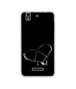 Casotec Heart Wine Design Printed Silicon Soft TPU Back Case Cover for Yu Yureka