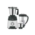Borosil Silverline Mixer Grinder, For Wet/Dry Mixing & Grinding, 600 Watts, 3 stainless steel Jars (400 ml Chutney Jar, 1.5 L Blending Jar, 1.2 L Dry/Wet Grinding Jar), Mixie For Kitchen,