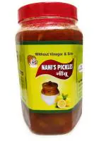 NANI'S PICKLES Home Made Lemon Pickle Sour No Preservative 1 kg