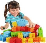 HARIDUN 30 Pcs Block Game for Kids Multicolor Builder Block Puzzle for Girls and Boys