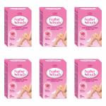 VI-JOHN Women Feather Touch Rose & Aloevera Hair Removal Cream 40g Each-(Pack of 6)
