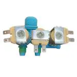 SPARESADDA Inlet Valve | Water Feed Valve 1 way inlet & 3 Way Outlet Compatiable for Samsung Top Load Washing Machine [Blue] [AC 240V]