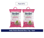 Sri Sri Tattva Shuddhta ka naam | Daily Choice Basmati Rice 5 kg (Pack of 2)